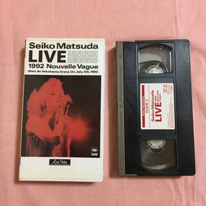 【未確認】松田聖子　LIVE 1992 Nouvelle Vague ビデオ　VHS