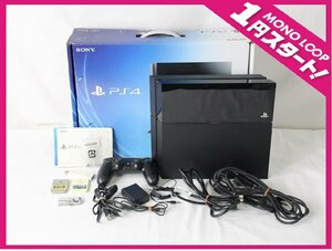 【1yP05041E】★1円スタート★SONY★ソニー★PS4★プレイステーション4★プレステ4★500GB★CUH-1000A★本体★動作確認済み★現状品