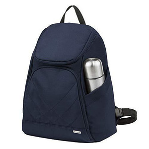 海外旅行　リュック スリ防止　スキミング 防刃　25L リュックサック ポケット多数　黒　Travelon Anti Theft Classic Backpack,