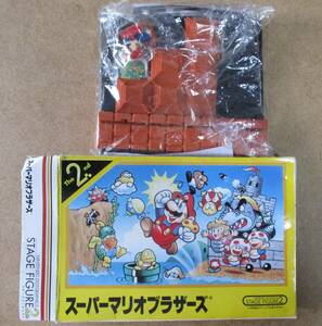 箱付き】スーパーマリオブラザーズ　ステージフィギュア　3-1　無限マリオ☆　ジオラマ　マグネット　ドッツ　ドット　磁石