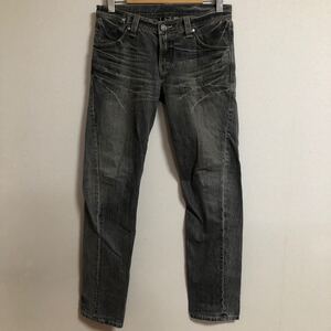 LEVIS ENGINEERED リーバイス エンジニアード ブラックデニムパンツ W32(W86cm) 立体裁断 USED加工 PREMIUM LVC RED Y2K 90s 00s 50501511