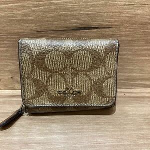 COACH コーチ シグネチャー 小物 財布 三つ折り財布 レディース アイテム ブランド おしゃれ 人気 可愛い