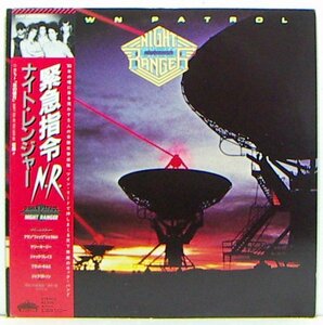 LP,ナイトレンジャー　NIGHT RANGER　緊急指令N.R.　ジャケット不良　ライナー欠落