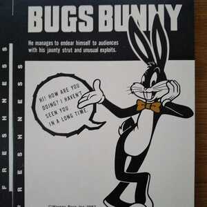 文具店在庫品☆ベニス【BUGS BUNNY(バッグスバニー)】B5ノート 2冊☆