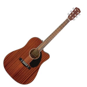 フェンダー エレアコ Fender CD-60SCE Dreadnought All-Mah WN エレクトリックアコースティックギター