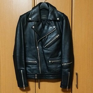 JACKROSE ジャックローズ ダブルライダースジャケット サイズ3 ブラック 黒 Lewis Leathers ルイスレザー 666 サイクロン 牛革 