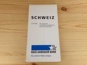 【即決】スイス 道路地図 1:303000■1999年〜2000年版 マップ 地名インデックス 送料230円