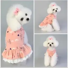 犬服 ドレス スカート お姫様 ワンピース XXL ピンク かわいい