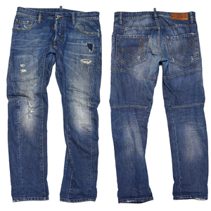 ディースクエアード デニムパンツ ジーンズ クールガイ 48 バイカー 13AW COOL GUY JEAN S74LA0553 DSQUARED