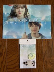 君が心をくれたから クリアファイル アクリルスタンド 逢原雨バージョン 永野芽郁 新品未開封品