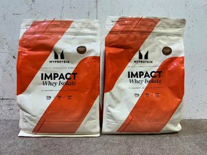 新品未開封 MYPROTEIN/マイプロテイン Impact ホエイ アイソレート チョコレート オレンジ 1kg×2個 合計2kg タンパク質