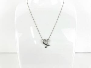 【ST137】TIFFANY&Co. ティファニー パロマピカソ ラビングハート SV925 シルバー ネックレス レディース アクセサリー 服飾小物 約2.1g