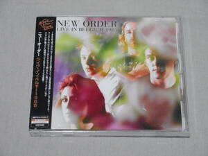 ニュー・オーダー 「ライヴ・イン・ベルギー 1985」 ライセンス輸入CD （デジタルリマスター版）NEW ORDER / LIVE IN BELGIUM 1985