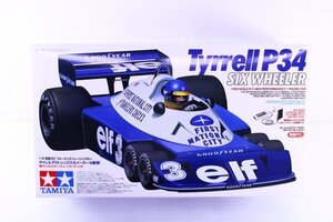 ●【未組立】TAMIYA タミヤ タイレルP34 シックスホイーラー 6輪車 1/10 電動RC フォーミュラ1レーシングカー プラモデル【10826726】