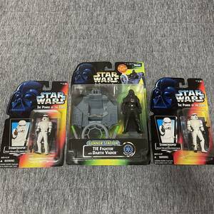 STAR WARS TIE FIGHTER with DARTH VADER & STORMTROOPER 3体セット Kenner ケナー