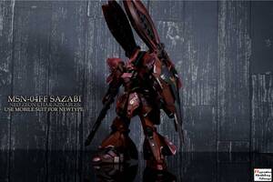  1/144 RG MSN-04FF サザビー【塗装/完成品】GUNDAM SIDE-F 1周年 限定商品 SAZABI NEO ZEON CHAR AZNABLE