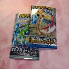 ポケモンカードゲーム拡張パック　2袋（開封済）