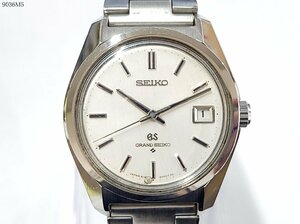 ★稼働品◎ GRAND SEIKO 61グランドセイコー GSメダリオン 6145-8000 Cal.6145A 自動巻き 3針 デイト メンズ 腕時計 9036M5-19