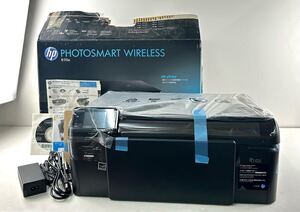 【HK6051】通電OK HP PHOTOSMART WIRELESS B110a プリンター インクジェットプリンター 複合機 ブラック 黒 ヒューレッドパッカード 箱付き