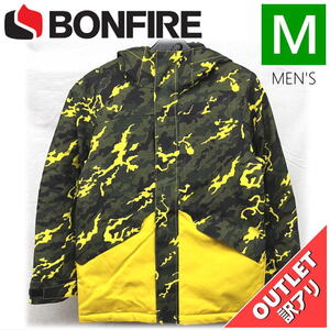 【OUTLET】 ジュニア[Mサイズ] BONFIRE YOUTH VECTOR JKT カラー:YELLOW Mサイズ 子供用 スノーボード スキー ジャケット アウトレット