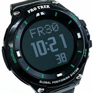 美品 CASIO カシオ PROTREK Smart プロトレック スマート 腕時計 WSD-F20 充電式 デジタル GPS スマートウォッチ Bluetooth 動作OK