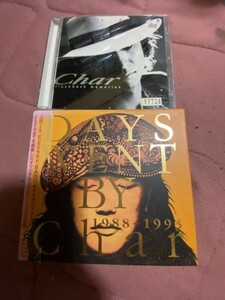 Char (チャー)ベストアルバム CD flashback memories レンタルアップ品+DAYS WENT BY Char 1988〜1993 計2枚セット