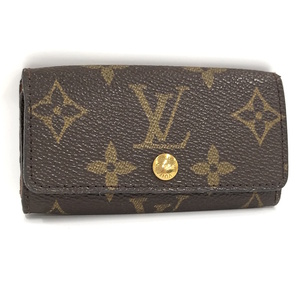 【中古】LOUIS VUITTON ミュルティクレ4 4連キーケース モノグラム M69517