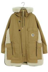 サカイ Sacai カーハート 23AW 23-03109M Canvas Parka Siberian サイズ:2 キャンバスパーカーシベリアンコート 中古 SB01