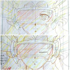 エンジェリックレイヤー 直筆 原画 4枚セット ／セル画 Cel Genga ／アニメ Anime 原動画