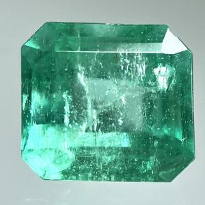 コロンビア!!［天然エメラルド0.980ct］U 約6.2×5.7mm ルース 裸石 宝石 ジュエリー beryl ベリル emerald jewerly DH0/DH0