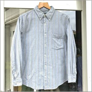 ★J CREW　Jクルー　90s　長袖　ボタンダウンシャツ　size M★検 ビンテージ アメリカ 古着