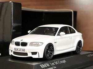 1/43 絶版 ミニチャンプス BMW 1シリーズ Mクーペ ホワイト 1:43 Minichamps BMW 1er(E82) M Coupe 2011 alpine white / black wheel