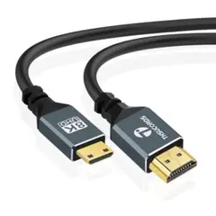 Thsucords 超薄型 8K 4K Mini HDMI ケーブル 0.5M