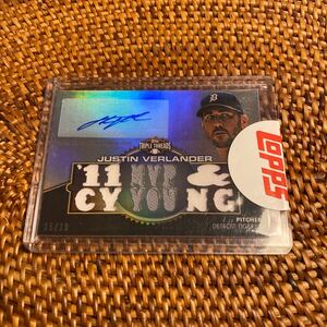 Topps Triple Threads Justin Verlander Auto 18枚限定