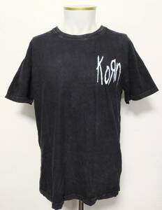 送料無料　【XXLサイズ】コーン　KORN　Tシャツ　半袖　ロックバンド　チャコール　音楽性が高い　ファンスマ