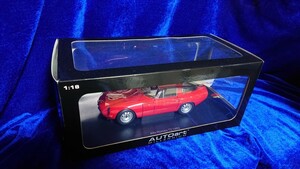 1/18AUTOart オートアート ALFA ROMEO GIULIA TZ 1963 70196 RED アルファロメオ ジュリア Tubolare Zagato コーダトロンカ TZ1 ザガート