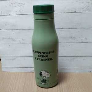 新品未使用　スターバックス　スヌーピー　　ステンレス　ロゴボトル PEANUTS グリーン スタバ　STARBUCKS　水筒　473ml