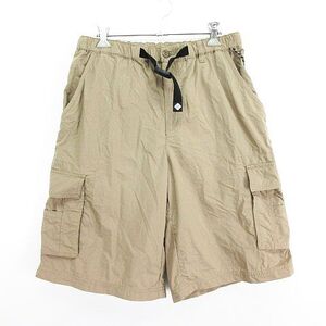 コロンビア Columbia 109 PM4195 カーゴパンツ ボトムス ショート ハーフ モックヒルズショーツ ロゴ L ベージュ ※EKM メンズ