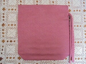 三味線　胴袋　正絹鮫小紋着物のリメイク（2）　