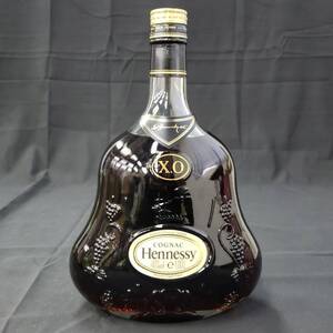 24駅/A055205-3/KK30000/M022-558/ 酒 Hennessy X.O COGNAC ヘネシー コニャック ブランデー クリアボトル 40％ 1000ml