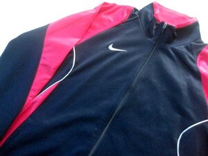 NIKE ナイキ トラックトップジャージ ネイビー×ピンクXL