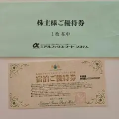 宿泊ご優待券 Natural Green Park Hotel 1枚