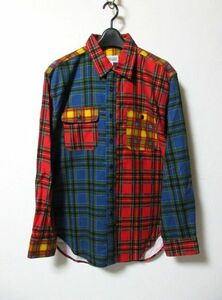 Engineered Garments WORKADAY エンジニアードガーメンツ ガーメンツ チェック シャツ S(大きめ）