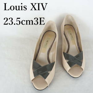 MK4626*Louis XIV*レディースパンプス*23.5cm3E*ベージュ