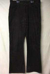 ◆Wrangler ラングラー M1067-38◆コーデュロイパンツ ブラウン ブーツカット◆W34◆