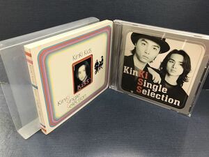 【初回盤】CD　kinki　kids　Single　Selection　全13曲収録　ブックレット付　※CDケース、ディスク、キレイです。