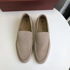 イタリア　ロロピアーナ　 Loro Piana パンプス 　レザー　メンズ　シューズ　カジュアル　38～46　サイズ選択可能　0431