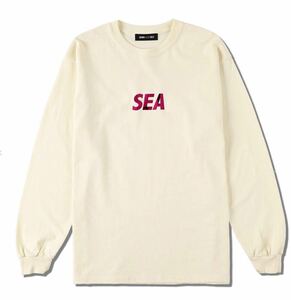 新品　未使用　WIND A SEA SEA(foil) L/S T-SHIRT / IVORY (CS-208) サイズL wind a sea ウィンダシー