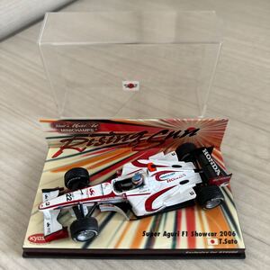 【A0236-13】『ミニチャンプス 1/43スケール スーパーアグリ F1 ショーカー 2006 佐藤琢磨 ♯22』 モデルミニカー レーシングカー