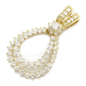 ジュエリー ダイヤモンド トップ ブランドオフ JEWELRY K18（イエローゴールド） ペンダントトップ K18 中古 レディース